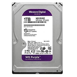 WD 1 TB 3.5 inc PURPLE SATA3 5400RPM 64MB 7/24 GUVENLIK WD11PURZ