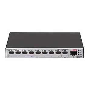 H3C Aolynk S1600V2-10P-HPWR 8 Port Gigabit PoE+ 1 Port SFP L2 Y�netilebilir Switch