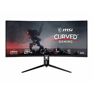 MSI OPTIX 34'' MAG342CQR CURVED 1500R VA 3440X1440 (UWQHD) 21:9 144HZ 1MS ADAPTIVE-SYNC GAMING MONITOR