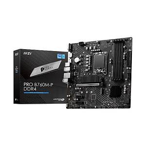 MSI PRO B760M-P DDR4 4600MHZ 1XHDMI 1XDP 2XM.2 USB 3.2 ATX 1700P (12. / 13. VE 14. NES�L ��LEMC� UYUMLU)