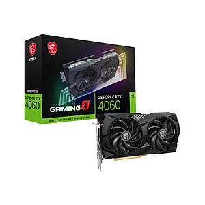 MSI VGA GEFORCE RTX 4060 GAMING X 8G RTX4060 8GB GDDR6 128B DX12 PCIE 4.0 X8 (3XDP 1XHDMI)