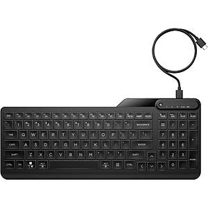 HP 7N7C1AA 405 BACKLIT WIRED KEYBOARD TURKISH