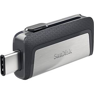 SANDISK SDDDC2-064G-G46 64GB Ultra Dual Drive Type C USB3.1 Gri USB Bellek