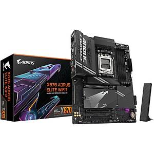GIGABYTE X870E-A-ELITE-WIFI7 8200 MHz OC DDR5 AM5 M.2 HDMI DP ATX Anakart