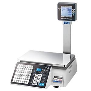 CAS CL3000 15KG 202DPI D�REKT TERMAL ETHERNET LCD EKRAN BOYUNLU BARKODLU TERAZ�