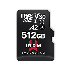 IRDM IR-M2AA-5120R12 512GB MICRO CARD UHS I U3 A2 + adapter