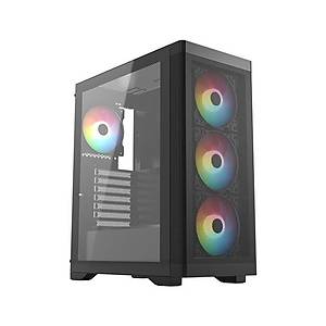 FRISBY FC-9480G 600W +80 BRONZE RGB 4X8120MM FAN� GAM�NG S�YAH KASA