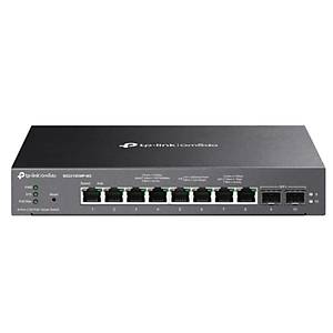 TP-LINK OMADA SG2210XMP-M2 8 PORT GIGABIT + 2X10G SFP Y�NET�LEB�L�R 160W POE SWITCH
