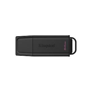 Kingston 64GB Portable USB 3.2 Gen 1 DataTraveler Exodia Black