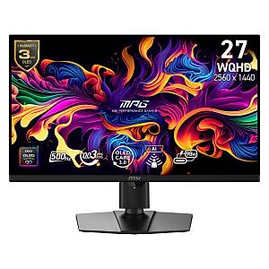 MSI 26.5 inc MPG 271QR QD-OLED X50 2560x1440 (WQHD) 16:9 FLAT QD-OLED 500HZ 0.03MS ADAPTIVE-SYNC GAMING MONITOR