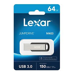 LEXAR 64GB LJDM400064G-BNBNG USB BELLEK JUMPDRIVE M400 64GB USB 3.0 FLASH DRIVE UP TO 150MB/S