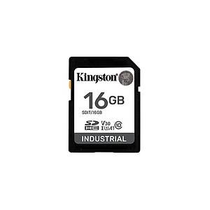 16GB SDHC Industrial -40C to 85C C10 UHS-I U3 V30 A1 pSLC