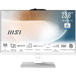 MSI MODERN AM242P 1M-2288EU 23.8 FHD 16:9 (1920X1080) CORE 7 150U 16GB DDR5 512GB SSD FDOS BEYAZ AIO PC