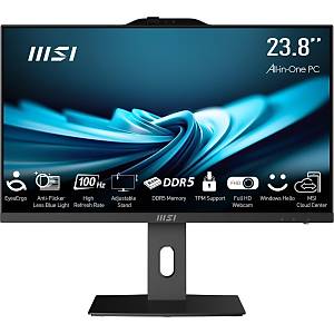 MSI PRO AP242P 14M-649XEU 23.8 inc FHD 16:9 (1920X1080) I5-14400 16GB DDR5 512GB SSD FDOS SIYAH AIO PC
