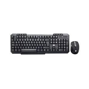 Dexim KM-317 Slim Kablosuz Klavye Mouse Seti - Siyah