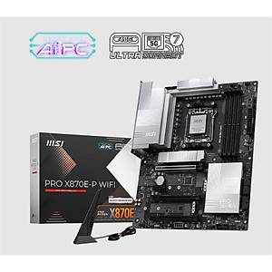 MSI PRO X870E-P WIFI DDR5 8200MT/S 1XHDMI 3XM.2 USB AM5 ATX(AMD AM5 9000/8000/7000 SER�LER� �LE UYUMLU)
