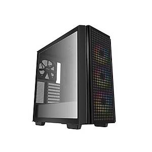 DEEPCOOL CG540-MESH4F-PL750 4 Fanl� Mesh ARGB ATX Mid Tower Siyah Kasa Dahili 750W 80+ PSU