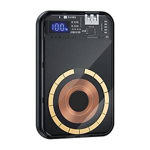 Dexim S5 10.000mAh, �effaf Magsafe Dijital G�stergeli PB