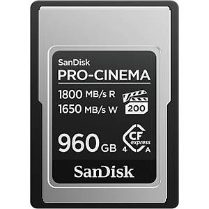 SANDISK SDCFEA-960G-GN4NN 960GB PRO-CINEMA 1700 MB/s CFexpress Type-A Card