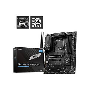 MSI PRO B760-P WIFI DDR4 4000MHZ 1XHDMI 1XDP 2XM.2 USB 3.2 ATX 1700P (12. / 13. VE 14. NES�L ��LEMC� UYUMLU)