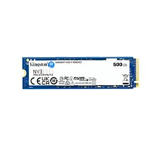 Kingston 500GB NV3 M.2 2280 PCIe 4.0 NVMe SSD