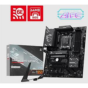 MSI MB B850 GAMING PRO WIFI6E DDR5 8200MT/S 1XHDMI 1XDP 2XM.2 USB ATX AM5 (AMD AM5 9000/8000/7000 SER� �LE UYUMLU)