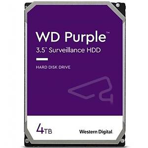 WD 4 TB 3.5 PURPLE SATA3 5400RPM 256MB 7/24 GUVENLIK WD43PURZ (3 YIL RESMI DIST GARANTILI)
