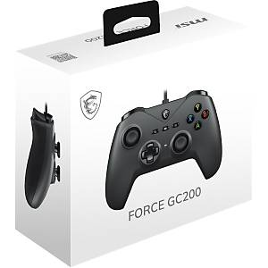MSI GG FORCE GC200 SIYAH OYUN KOLU KABLOLU PC/ANDROID 8+ DESTE�I �IFT TITRESIM MOTORU 2M