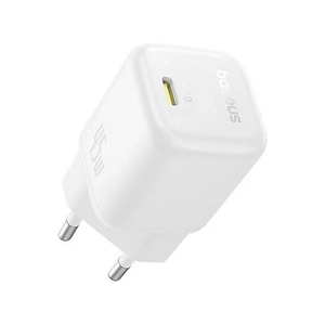 Baseus PicoGo Serisi GaN Type-C 45W H�zl� �arj Adapt�r� Beyaz