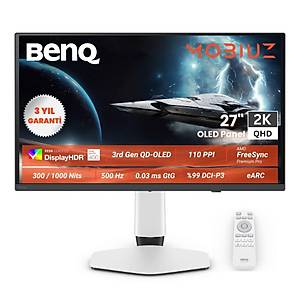 BENQ EX271QZ Mobiuz 27 inc OLED 2K 500Hz 0.03ms HDMI USB HDR500 Eye Care Oyun Monit�r�