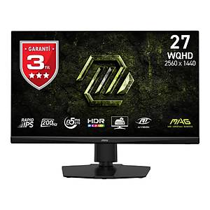MSI 27 inc MAG 272QPF E20 2560x1440 (WQHD) 16:9 FLAT RAPID IPS 200HZ 0.5MS (GtG Min) FREESYNC PREMIUM PIVOT GAMING MONITOR