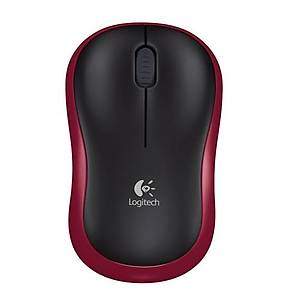 LOGITECH M185 KABLOSUZ KIRMIZI MOUSE 910-002237