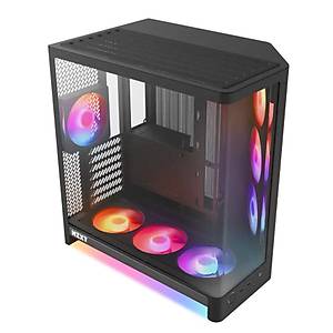 NZXT CC-H62FB-P1 H6 Compact Dual-Chamber ATX Kasa RGB Fans Siyah
