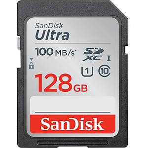 SANDISK SDSDUNR-128G-GN3IN FLA 128GB ULTRA SDXC 100MB/S CLASS10