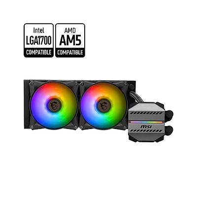 MSI MAG CORELIQUID M240 240MM ARGB CPU SIVI SOUTUCU( LGA 1150/1151/1155/1156/1200/1700/AM4/AM5 UYUMLU)