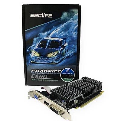 SECLIFE GEFORCE GT610 LP 2GB DDR3 64B 1XVGA 1XHDMI 1XDVI