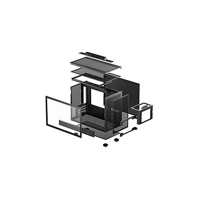 DEEPCOOL CH160-PLUS MicroATX Kasa Siyah