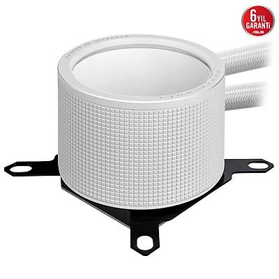 ASUS ROG RYUO III 360 ARGB ANIME MATRIX LED EKRAN ADRESLENEBLR RGB FAN ROG ARGB CPU SOUTUCUSU BEYAZ