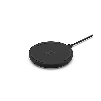Belkin BoostCharge 10W Kablosuz arj Padi + QC 3.0 Duvar arj + Kablo - Siyah