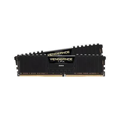 CORSAIR CMK16GX4M2D3600C18 DDR4, 3600MHz 16GB 2 x 288 DIMM, Unbuffered, 18-22-22-42, Vengeance LPX Black Heat spreader, 1.35V, XMP 2.0