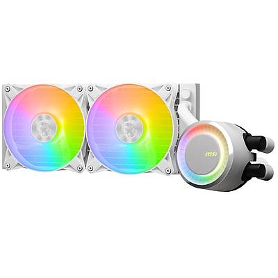 MSI MAG CORELIQUID E240 WHITE 240 MM ARGB BLOCK SIVI ISLEMCI SOGUTUCUSU