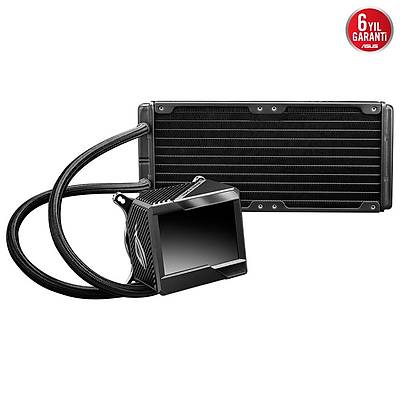 ASUS ROG RYUJIN 240 OLED AURA SYNC RGB 2X NOCTUA IPPC 2 PWM 120MM FAN SIVI CPU SOUTUCUSU