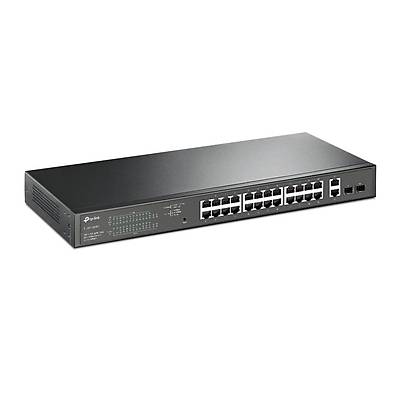 TP-LINK TL-SG1428PE 28 PORT GIGABIT WEB SMART Y�NET�LEB�L�R POE SWITCH