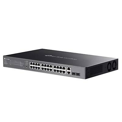 TP-LINK OMADA ES228GMP 28 PORT GIGABIT + 2XGIGABIT SFP Y�NET�LEB�L�R 384W POE METAL KASA SWITCH