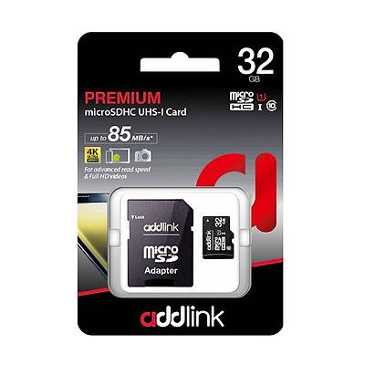 ADDLINK AD32GBMSH310A 32GB microSD UHS1 Class10+ Adapter