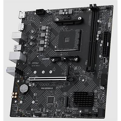 MSI PRO B550M-B DDR4 4600MHZ 1XHDMI 2XM.2 MATX AM4 (AMD AM4 5000/5000G/4000G/3000/3000G SER�LER� �LE UYUMLU)