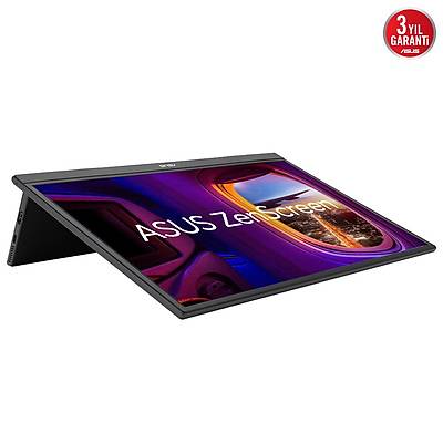 15.6 ASUS ZENSCREEN MB16QHG 15.6 TASINABILIR USB IPS 2560x1440 5MS 120HZ HDMI USB-C 3YIL MAT EKRAN L STAND EYECARE Monit�r