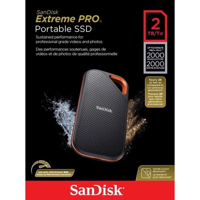 SanDisk Extreme PRO Portable SSD 2000MB/s 2TB