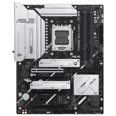 ASUS PRIME X870-P WIFI DDR5 8000MHZ 1XHDMI 2XUSB4 4XM.2 ATX AM5 (AMD AM5 9000/ 8000/ 7000 SER LEMC UYUMLU)