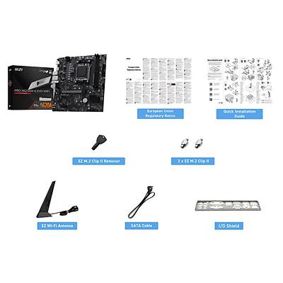 MSI PRO A620AM-G EVO WIFI AM5 DDR5 7200MHZ(OC) ARGB HDMI VGA 2XM.2 USB 5 GBPS 2.5G LAN WIFI 6E  MATX
